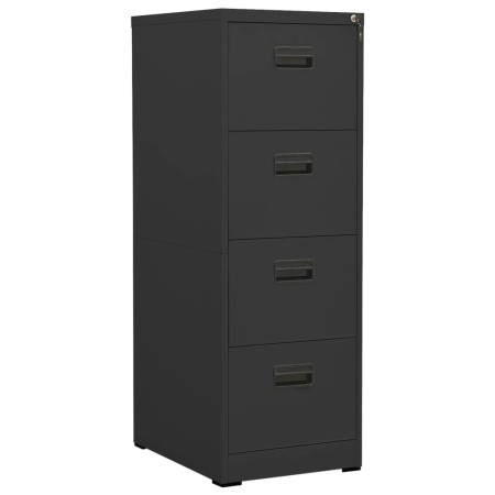 Aktenschrank aus anthrazitfarbenem Stahl, 46 x 62 x 133 cm von vidaXL, Aktenschränke - Ref: Foro24-336281, Preis: 253,29 €, R...