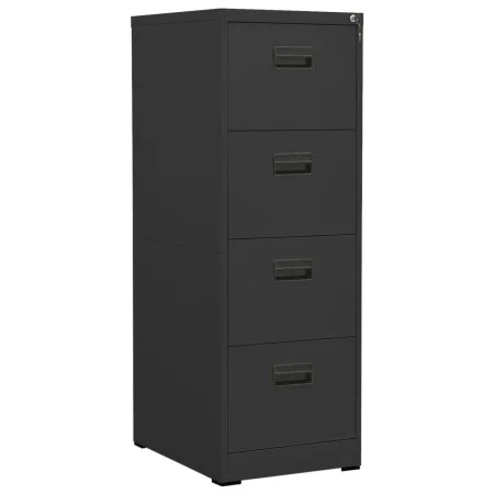 Aktenschrank aus anthrazitfarbenem Stahl, 46 x 62 x 133 cm von vidaXL, Aktenschränke - Ref: Foro24-336281, Preis: 249,38 €, R...