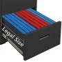 Anthracite steel filing cabinet 46x62x133 cm by vidaXL, Filing cabinets - Ref: Foro24-336281, Price: 253,29 €, Discount: %