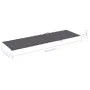 Double lounger and anthracite gray impregnated pine wood cushions by vidaXL, Loungers - Ref: Foro24-3065969, Price: 331,70 €,...