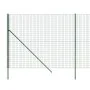 Cerca de alambre de acero galvanizado verde 2,2x10 m de vidaXL, Paneles de vallas - Ref: Foro24-154055, Precio: 130,96 €, Des...
