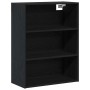Alacena 2 pcs Roble negro 70 x 34 x 180 cm Madera contrachapada