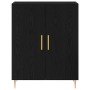 Alacena 2 pcs Roble negro 70 x 34 x 180 cm Madera contrachapada