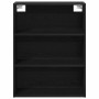 Alacena 2 pcs Roble negro 70 x 34 x 180 cm Madera contrachapada