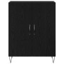 Alacena 2 pcs Roble negro 70 x 34 x 180 cm Madera contrachapada