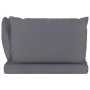 2-seater pallet garden sofa with anthracite cushions by vidaXL, Garden sets - Ref: Foro24-3067272, Price: 139,74 €, Discount: %