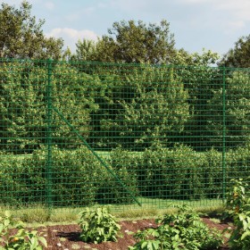 Grüner Zaun aus verzinktem Stahldraht, 2 x 25 m von vidaXL, Zaunpaneele - Ref: Foro24-154062, Preis: 253,93 €, Rabatt: %