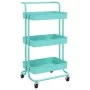 Kitchen cart 3 levels iron and ABS turquoise 42x35x85 cm by vidaXL, Kitchen and dining carts - Ref: Foro24-336338, Price: 46,...
