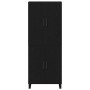 Vitrina 2 pcs Roble negro 69.5 x 34 x 180 cm