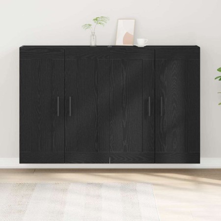Mueble de pared 2 pcs Madera vieja 160 x 34 x 90 cm