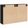 Mueble de pared 2 pcs Madera vieja 160 x 34 x 90 cm