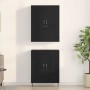 Alacena 2 pcs Roble negro 69.5 x 34 x 180 cm
