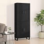 Alacena 2 pcs Roble negro 69.5 x 34 x 180 cm