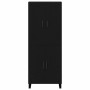Alacena 2 pcs Roble negro 69.5 x 34 x 180 cm