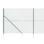 Drahtzaun mit Ankerspitzen grün 1,4x25 m von vidaXL, Zaunpaneele - Ref: Foro24-153931, Preis: 269,38 €, Rabatt: %