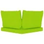 2-seater garden sofa made of pallets with lime green cushions by vidaXL, Garden sets - Ref: Foro24-3067283, Price: 139,44 €, ...