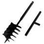 Taladro De Tierra Con Mango 200 mm Con Tubo De Extensión 9 M Acero by vidaXL, Helical augers - Ref: Foro24-270536, Price: 128...