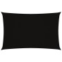Toldo de vela rectangular tela Oxford negro 4x7 m