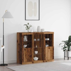Vitrina Madera vieja 123 x 37 x 100 cm Madera contrachapada