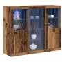 Vitrina Madera vieja 123 x 37 x 100 cm Madera contrachapada