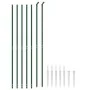 Wire fence with anchor spikes green 2.2x10 m by vidaXL, fence panels - Ref: Foro24-153927, Price: 141,34 €, Discount: %