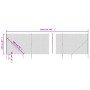 Drahtzaun mit Ankerspitzen grün 2,2x10 m von vidaXL, Zaunpaneele - Ref: Foro24-153927, Preis: 146,72 €, Rabatt: %