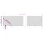 Wire fence with anchor spikes green 2.2x10 m by vidaXL, fence panels - Ref: Foro24-153927, Price: 141,34 €, Discount: %