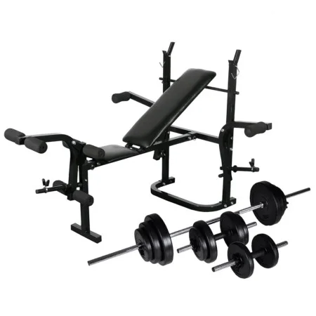 Hantelbank mit Stangen und Hanteln 30,5 kg von vidaXL, Gewichthebermaschinen - Ref: Foro24-275368, Preis: 248,30 €, Rabatt: %