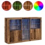 Vitrina Madera vieja 162 x 37 x 100 cm Madera contrachapada