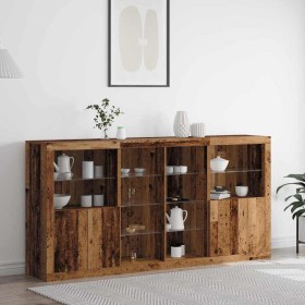 Vitrina Madera vieja 202 x 37 x 100 cm Madera contrachapada