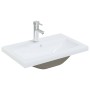 Gabinete para Lavabo con puerta Roble negro 60 x 39 x 62 cm