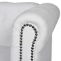 Sofás Chesterfield de 2 y 3 plazas cuero sintético blanco de vidaXL, Sofás - Ref: Foro24-272250, Precio: 895,34 €, Descuento: %