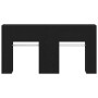 Armario de recibidor 2 pcs Roble negro 97.5 x 37 x 99 cm