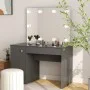Makeup dressing table with LED lights gray MDF 110x55x145 cm by vidaXL, Bedroom Dressers - Ref: Foro24-331550, Price: 295,01 ...