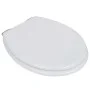Asientos de inodoro con tapas de cierre suave 2 uds MDF blanco de vidaXL, Asientos de inodoros y bidés - Ref: Foro24-275885, ...