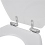 Toilet Seats with Soft Close Lids 2 Pcs White MDF by vidaXL, Toilet and bidet seats - Ref: Foro24-275885, Price: 77,51 €, Dis...