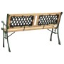 Garden bench cast iron and solid fir wood 122 cm by vidaXL, garden benches - Ref: Foro24-312033, Price: 84,11 €, Discount: %