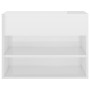 Glossy white plywood shoe bench 60x30x45cm by vidaXL, Shoe racks and shoe organizers - Ref: Foro24-808744, Price: 50,51 €, Di...
