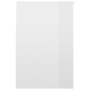 Glossy white plywood shoe bench 60x30x45cm by vidaXL, Shoe racks and shoe organizers - Ref: Foro24-808744, Price: 50,51 €, Di...