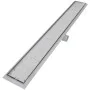 Linear shower drain 2 pieces 1030x140 mm stainless steel by vidaXL, Drains - Ref: Foro24-275952, Price: 128,53 €, Discount: %