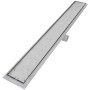 Lineare Duschrinne 2 Stück 1030x140 mm Edelstahl von vidaXL, Abflüsse - Ref: Foro24-275952, Preis: 126,20 €, Rabatt: %