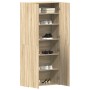 Armario para Zapatos con estante Marrón 80 x 35.5 x 180 cm