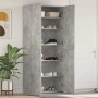 Armario para Zapatos con estante Gris 80 x 35.5 x 180 cm