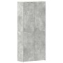 Armario para Zapatos con estante Gris 80 x 35.5 x 180 cm