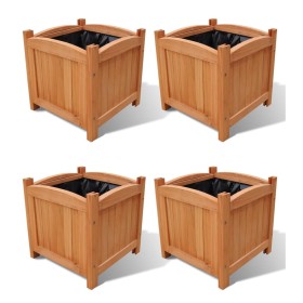 Arriate 4 unidades 30x30x30 cm by vidaXL, Pots and planters - Ref: Foro24-276010, Price: 86,90 €, Discount: %