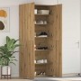 Armario para Zapatos con estante Marrón 80 x 35.5 x 180 cm