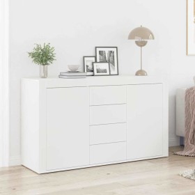 Vitrina con cajón 120 x 36 x 69 cm Madera contrachapada