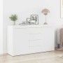 Vitrina con cajón 120 x 36 x 69 cm Madera contrachapada