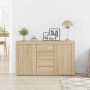 Vitrina Roble Sonoma 120 x 36 x 69 cm Madera contrachapada