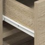 Vitrina Roble Sonoma 120 x 36 x 69 cm Madera contrachapada